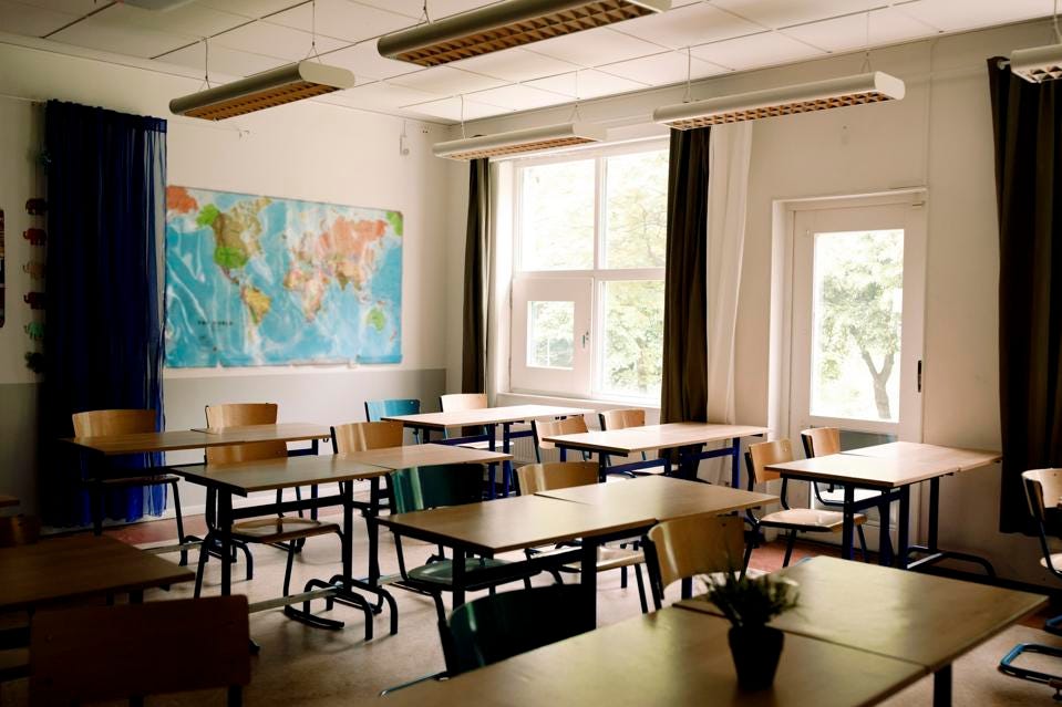 Image of a school classroom