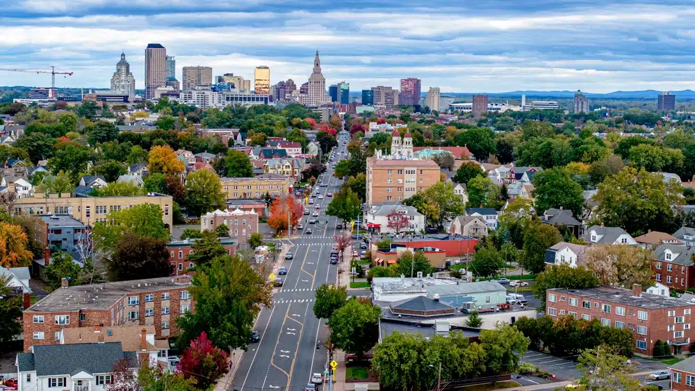 New Haven, CT, skyline