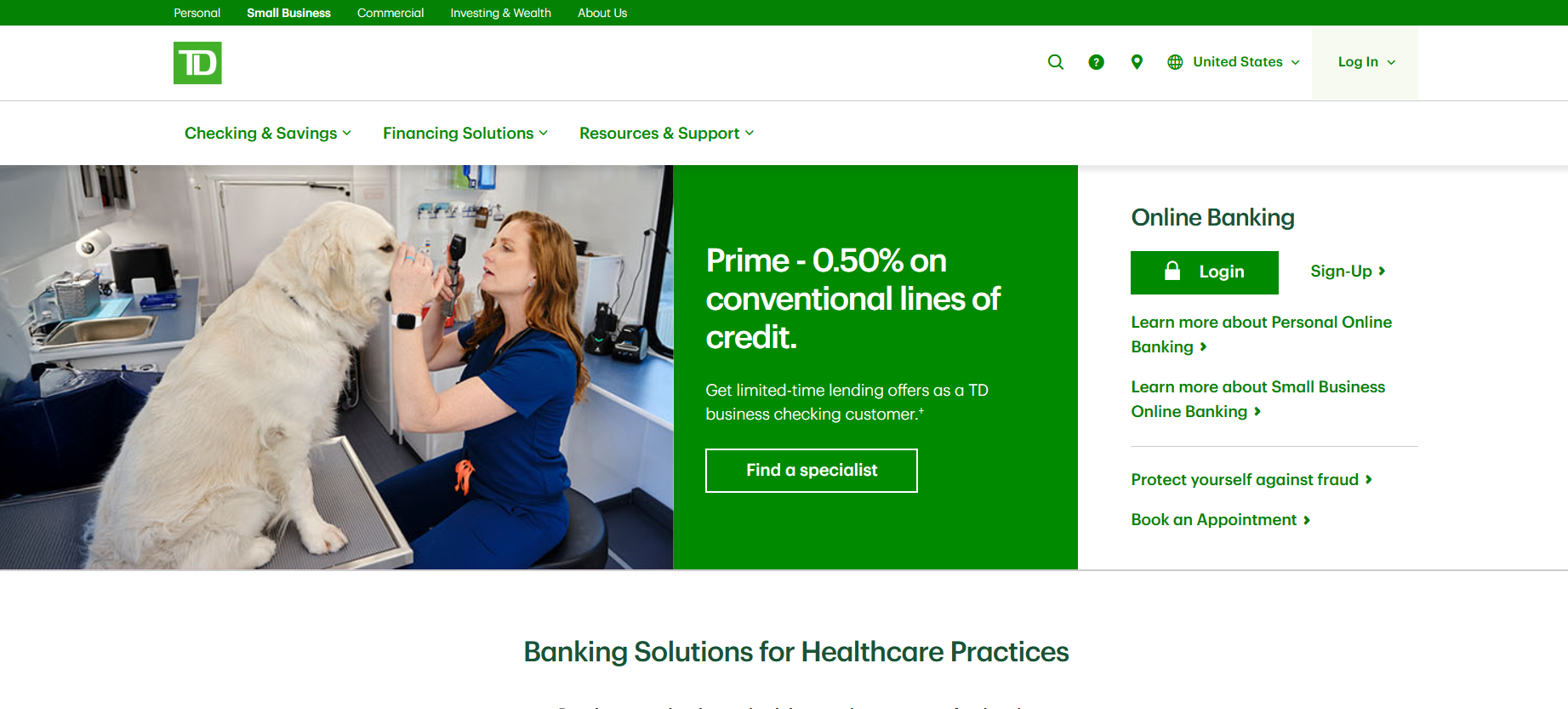 TD Bank Healthcare